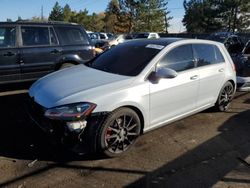 Volkswagen gti Vehiculos salvage en venta: 2018 Volkswagen GTI S/SE