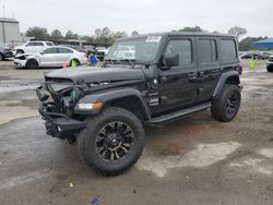 Jeep Wrangler salvage cars for sale: 2019 Jeep Wrangler Unlimited Sahara