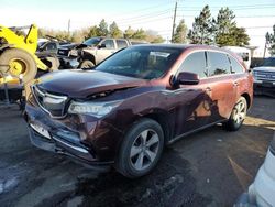 2016 Acura MDX en venta en Denver, CO