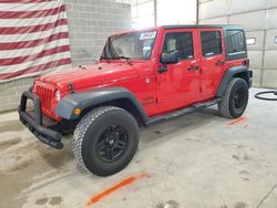 Jeep Wrangler Unlimited Sport salvage cars for sale: 2015 Jeep Wrangler Unlimited Sport