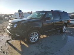 Ford Expedition salvage cars for sale: 2017 Ford Expedition EL Limited