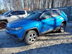 Jeep Compass salvage cars for sale: 2022 Jeep Compass Trailhawk