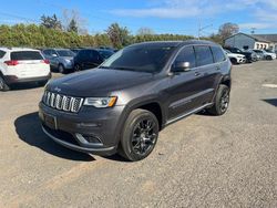 Jeep Grand Cherokee salvage cars for sale: 2017 Jeep Grand Cherokee Summit