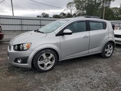 Salvage cars for sale from Copart Gastonia, NC: 2015 Chevrolet Sonic LTZ