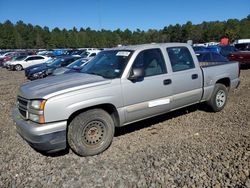 Vehiculos salvage en venta de Copart Lufkin, TX: 2007 Chevrolet Silverado C1500 Classic Crew Cab