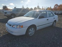 Toyota Corolla salvage cars for sale: 2000 Toyota Corolla VE