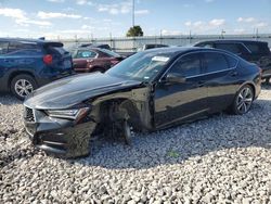 Acura salvage cars for sale: 2021 Acura TLX Advance