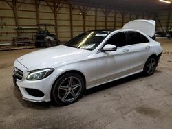 Mercedes-Benz c-Class salvage cars for sale: 2016 Mercedes-Benz C 300 4matic