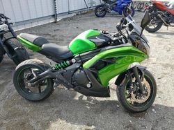 Kawasaki salvage cars for sale: 2016 Kawasaki EX650 E