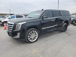 Cadillac Escalade salvage cars for sale: 2019 Cadillac Escalade ESV Premium Luxury