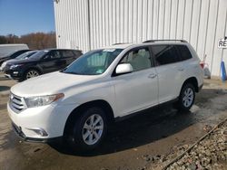 Toyota Highlander salvage cars for sale: 2012 Toyota Highlander Base