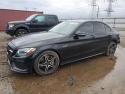 Mercedes-Benz c-Class salvage cars for sale: 2018 Mercedes-Benz C 43 4matic AMG