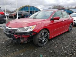 Honda Accord Vehiculos salvage en venta: 2017 Honda Accord Sport