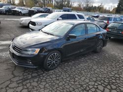 Volkswagen salvage cars for sale: 2016 Volkswagen Jetta Sport