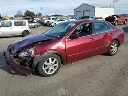 Honda Accord salvage cars for sale: 2005 Honda Accord EX