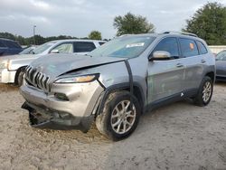 Jeep salvage cars for sale: 2017 Jeep Cherokee Latitude