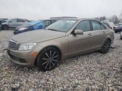 Mercedes-Benz c-Class salvage cars for sale: 2010 Mercedes-Benz C 300 4matic