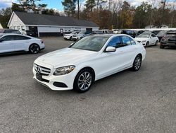 Mercedes-Benz c-Class salvage cars for sale: 2016 Mercedes-Benz C 300 4matic