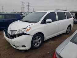 Toyota Sienna le salvage cars for sale: 2015 Toyota Sienna LE