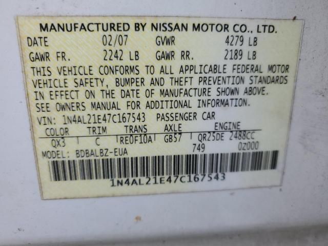 2007 Nissan Altima 2.5