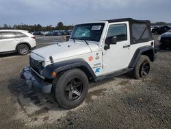 Jeep Wrangler salvage cars for sale: 2015 Jeep Wrangler Sport