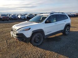 Jeep salvage cars for sale: 2015 Jeep Cherokee Trailhawk