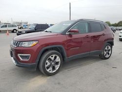 Jeep salvage cars for sale: 2021 Jeep Compass Limited