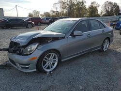 Mercedes-Benz salvage cars for sale: 2012 Mercedes-Benz C 300 4matic