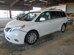 Toyota Sienna xle salvage cars for sale: 2017 Toyota Sienna XLE