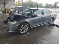 Vehiculos salvage en venta de Copart Cartersville, GA: 2017 Volkswagen Passat SEL Premium