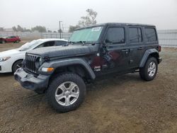 Jeep Wrangler Unlimited Sport salvage cars for sale: 2020 Jeep Wrangler Unlimited Sport