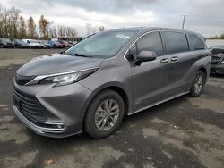 Toyota Vehiculos salvage en venta: 2021 Toyota Sienna XLE