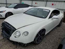 Bentley Continental salvage cars for sale: 2015 Bentley Continental GT V8