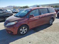 Toyota Sienna le salvage cars for sale: 2016 Toyota Sienna LE