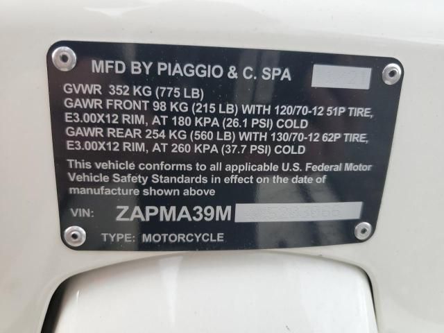 2022 Vespa Motorcycle