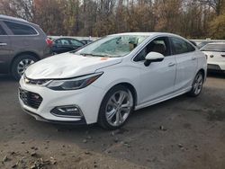 Chevrolet Cruze salvage cars for sale: 2018 Chevrolet Cruze Premier