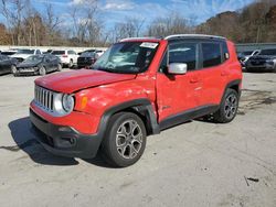 Jeep Renegade salvage cars for sale: 2015 Jeep Renegade Limited