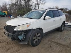 Chevrolet salvage cars for sale: 2012 Chevrolet Traverse LT