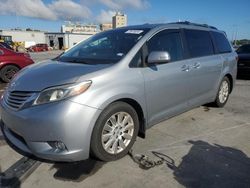 Toyota Sienna xle salvage cars for sale: 2015 Toyota Sienna XLE