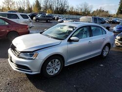 Volkswagen salvage cars for sale: 2015 Volkswagen Jetta SE