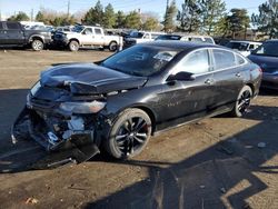 Chevrolet salvage cars for sale: 2018 Chevrolet Malibu LT