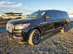 Lincoln Navigator salvage cars for sale: 2019 Lincoln Navigator L Select