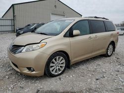 Toyota salvage cars for sale: 2011 Toyota Sienna XLE