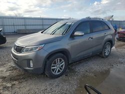 KIA Sorento salvage cars for sale: 2015 KIA Sorento LX