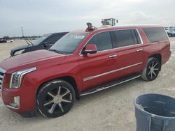 Cadillac salvage cars for sale: 2015 Cadillac Escalade ESV Luxury