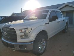 Salvage cars for sale from Copart Andrews, TX: 2016 Ford F150 Supercrew