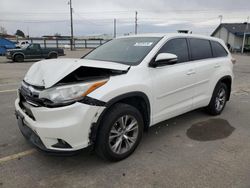 Toyota Vehiculos salvage en venta: 2015 Toyota Highlander LE