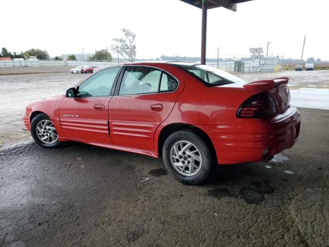 2001 Pontiac Grand AM SE1