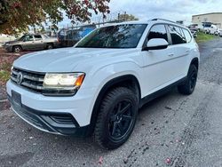 Volkswagen Atlas salvage cars for sale: 2019 Volkswagen Atlas S