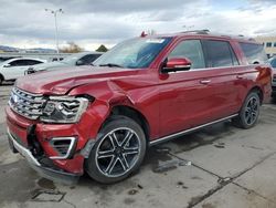 Ford Expedition salvage cars for sale: 2019 Ford Expedition Max Limited